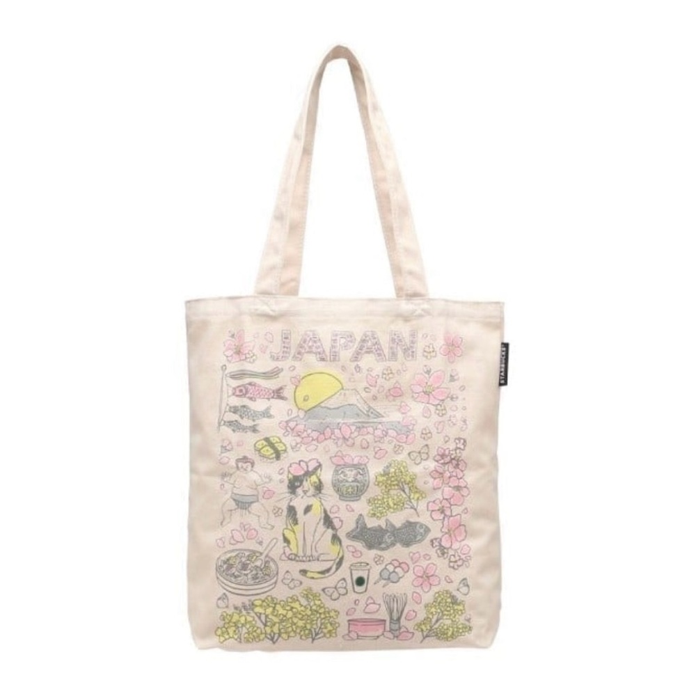 NWT Starbucks Japan Cherry Blossom Tote Bag - Sakura Been There Series